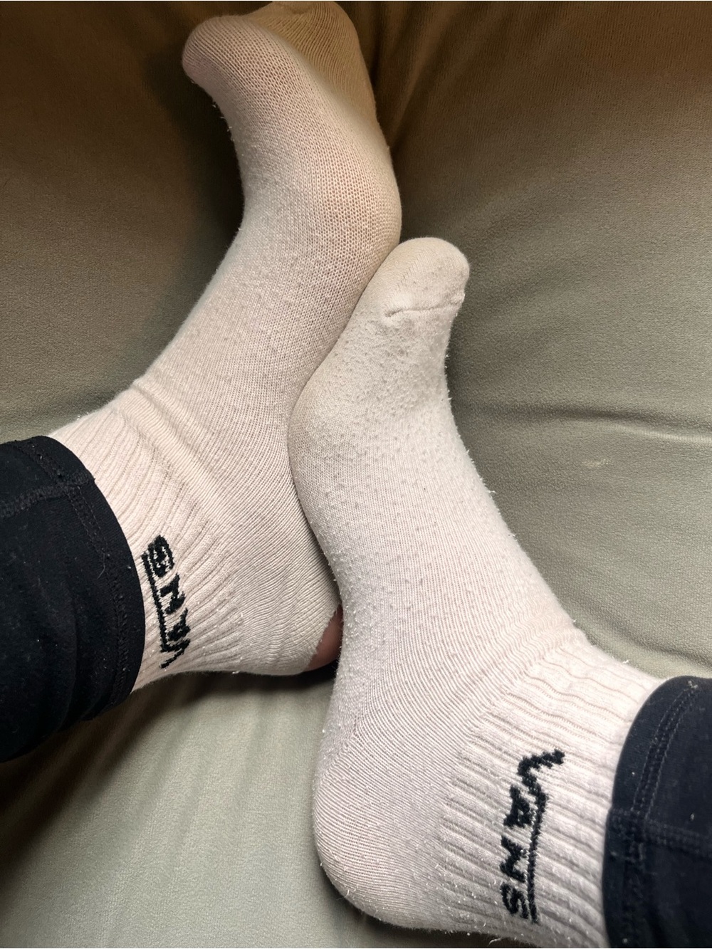 Vans White Crew Socks